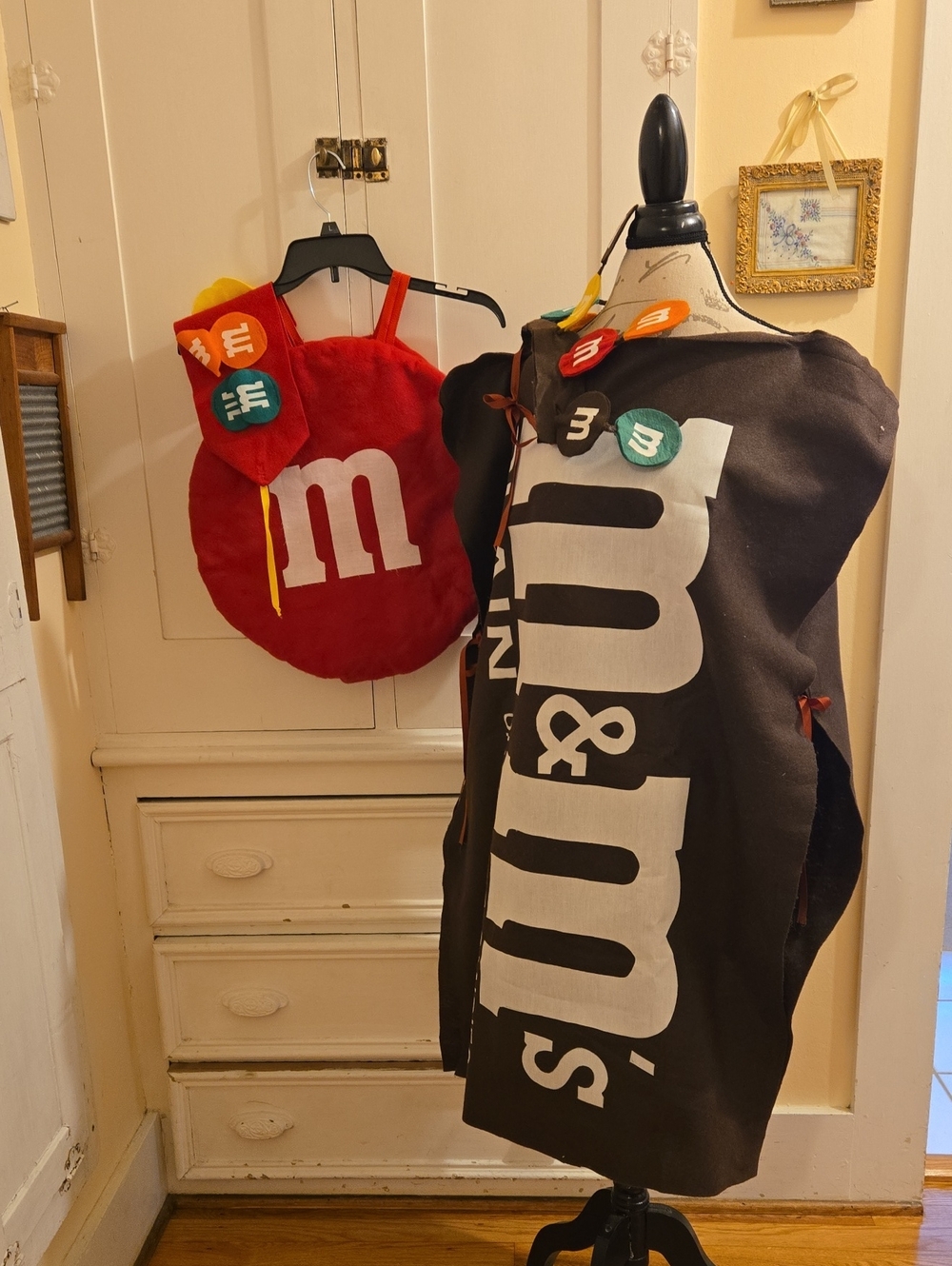 Adult And Toddlers Sized M&M Costumes OS